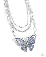 Load image into Gallery viewer, Winged Wonder - Blue Necklace