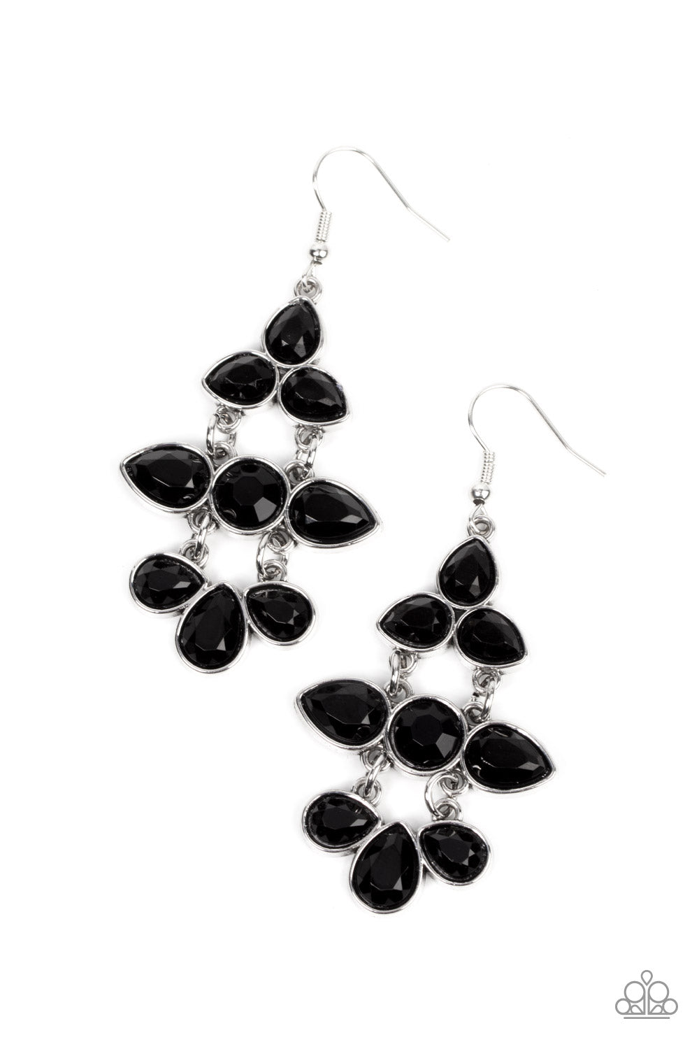 Bay Breezin - Black Earrings