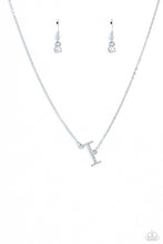 Load image into Gallery viewer, INITIALLY Yours - I - White Necklace