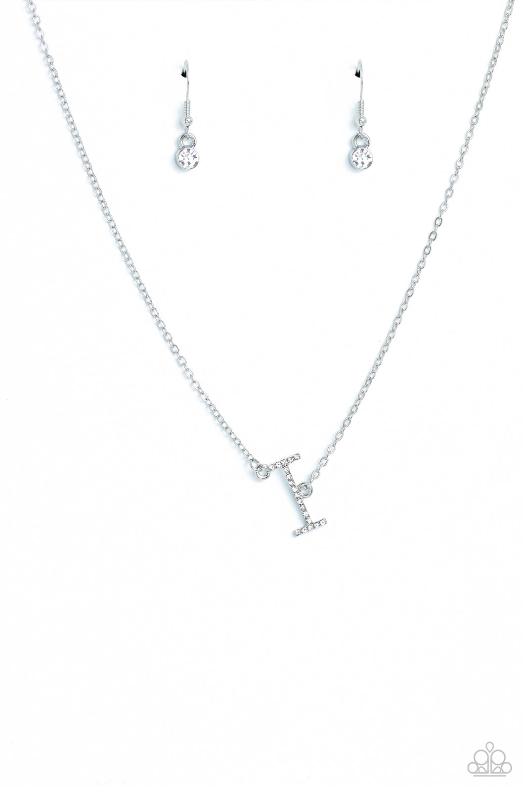 INITIALLY Yours - I - White Necklace