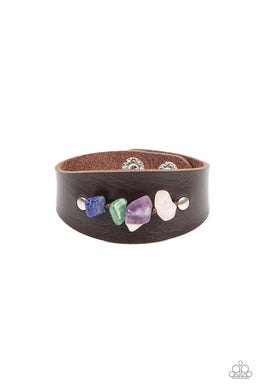 Colorful Canyoneer - Multicolor Snap Bracelet