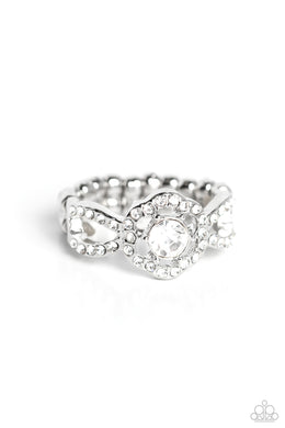 Will FLOWER - White Dainty Ring