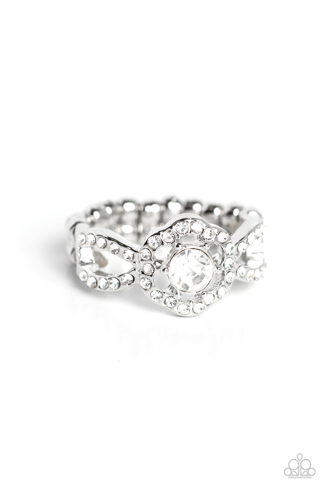 Will FLOWER - White Dainty Ring