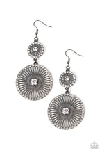 Load image into Gallery viewer, Bring Down the WHEELHOUSE - Black Gunmetal Earrings