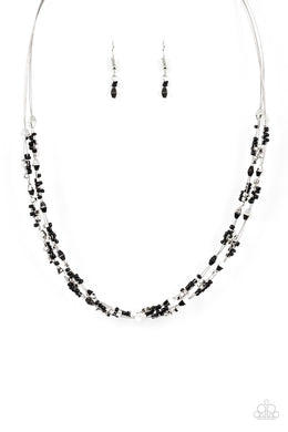Explore Every Angle - Black Necklace