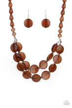 Load image into Gallery viewer, Beach Day Demure - Brown Necklace