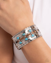 Load image into Gallery viewer, Harmonious Haven - Blue Cuff Bracelet