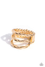Load image into Gallery viewer, Corded Command - Gold Ring