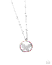 Load image into Gallery viewer, Festive Flight - Pink Necklace
