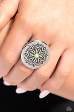 Load image into Gallery viewer, Carved Coachella - Green Ring