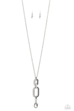 Load image into Gallery viewer, OVAL-Statement of the Year - White Lanyard
