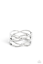 Load image into Gallery viewer, Entrancing Etiquette - White Hinged Bracelet