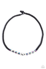 Load image into Gallery viewer, Oil Spill Orbit - Silver Necklace