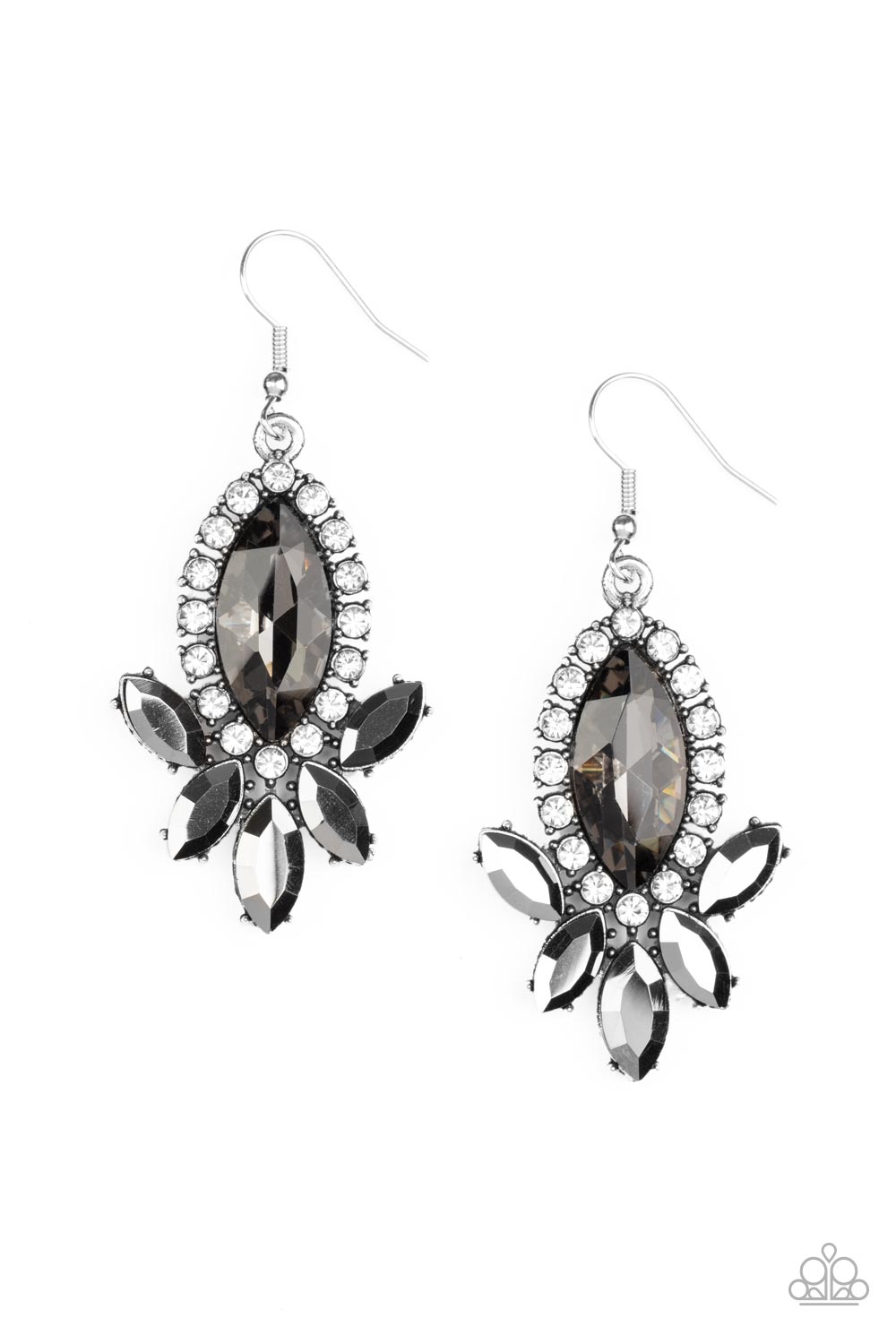 Serving Up Sparkle - Silver Earrings