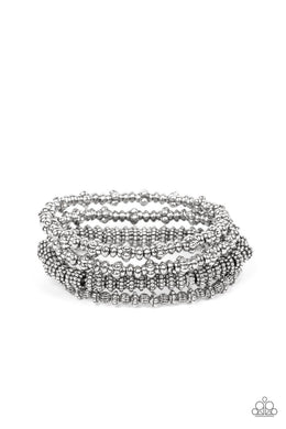 Country Charmer - Silver Set of Bracelets