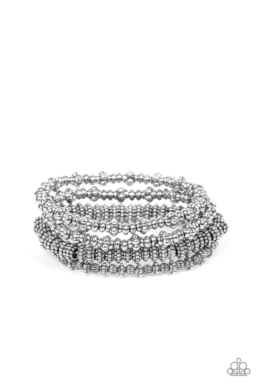 Country Charmer - Silver Set of Bracelets
