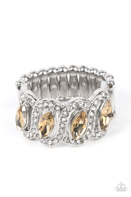 Staggering Sparkle - Brown Ring