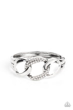 Load image into Gallery viewer, BOMBSHELL Squad - White Hinged Bracelet