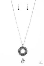 Load image into Gallery viewer, Wintry Wreath - Silver Lanyard