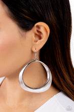 Load image into Gallery viewer, Asymmetrical Action - Silver Earrings