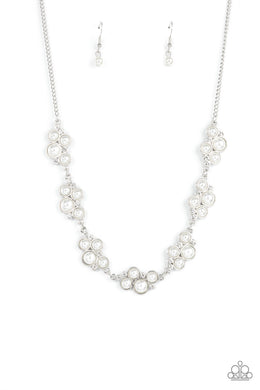 GRACE to the Top - White Necklace