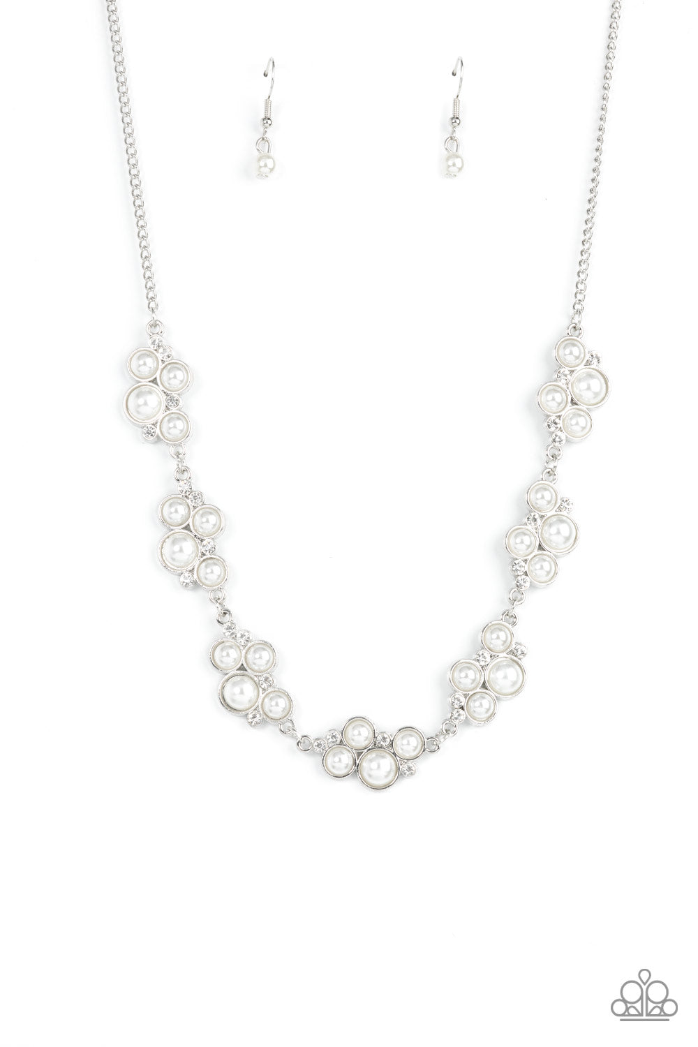 GRACE to the Top - White Necklace