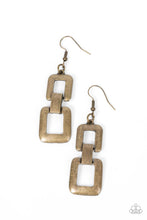 Load image into Gallery viewer, Public Square - Brass Earrings