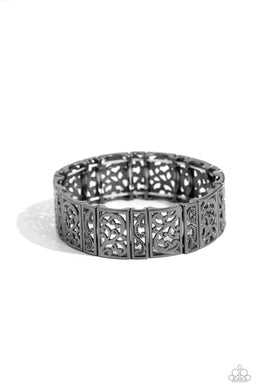 Gondola Gardens - Black Gunmetal Bracelet