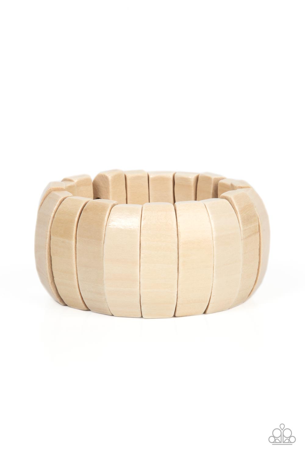 Boardwalk Bonanza - White Stretchy Bracelet