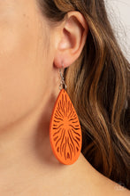 Load image into Gallery viewer, Sunny Incantations - Orange Earrings