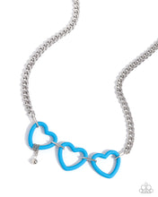 Load image into Gallery viewer, Heart Homage - Blue Necklace