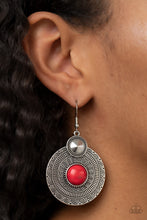 Load image into Gallery viewer, Terra Throwdown - Red Earrings