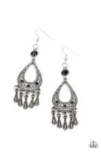 Load image into Gallery viewer, Viva la DIVA - Black Earrings