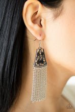 Load image into Gallery viewer, Cleopatras Allure - Black Earrings