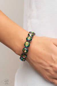 Number One Knockout - Multi Gunmetal Bracelet