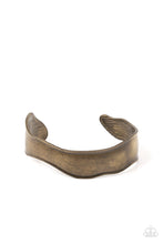 Load image into Gallery viewer, Wayward Waves - Brass Bracelet