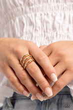 Load image into Gallery viewer, Corded Command - Gold Ring