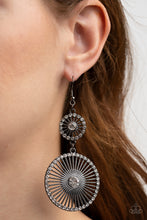 Load image into Gallery viewer, Bring Down the WHEELHOUSE - Black Gunmetal Earrings