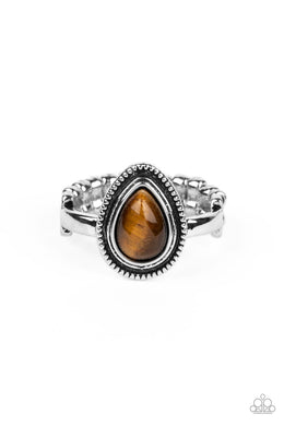 Eco Elements - Brown Dainty Ring