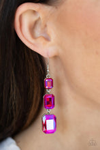 Load image into Gallery viewer, Cosmic Red Carpet - Pink Earrings
