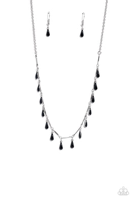 Drop-Dead Dance - Black Necklace