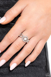 Will FLOWER - White Dainty Ring