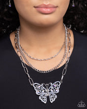Load image into Gallery viewer, Winged Wonder - Blue Necklace