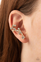 Load image into Gallery viewer, Astral Anthem - Gold Ear Crawler Earrings