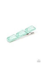 Load image into Gallery viewer, Gemstone Glimmer - Green Hair Clip