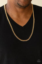 Load image into Gallery viewer, First Rule Of Fight Club - Gold Necklace