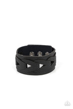 Load image into Gallery viewer, Horse and Carriage - Black Snap Bracelet