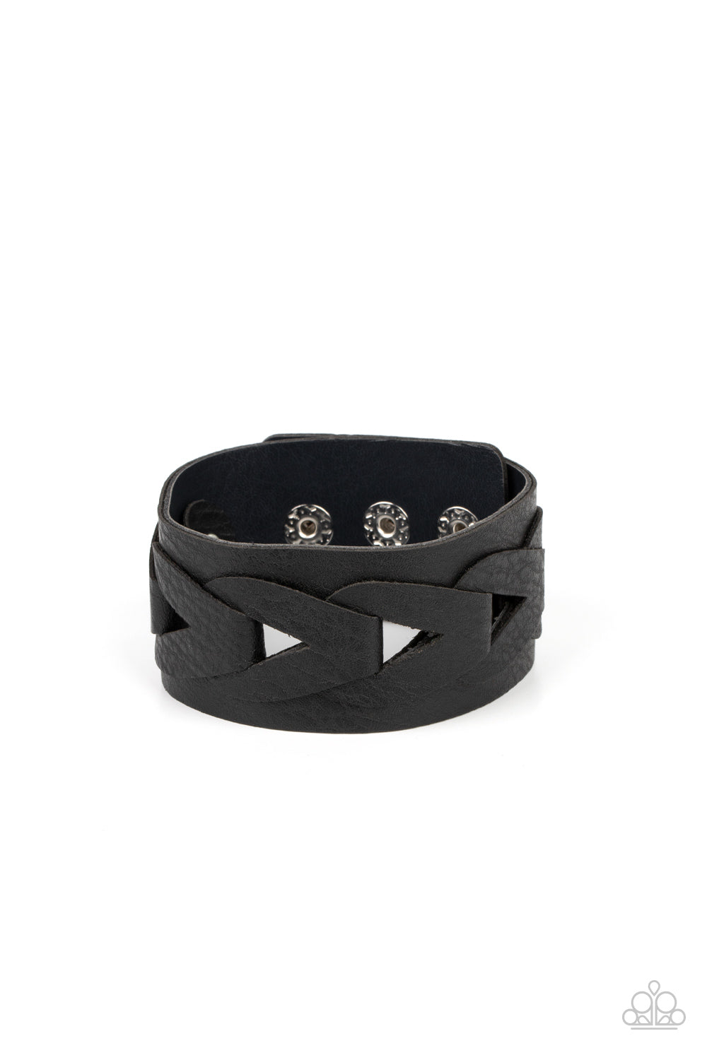Horse and Carriage - Black Snap Bracelet