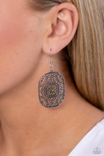 Load image into Gallery viewer, Greco-Roman Romance - Green Earrings
