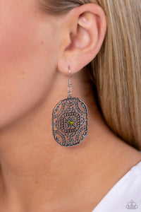 Greco-Roman Romance - Green Earrings